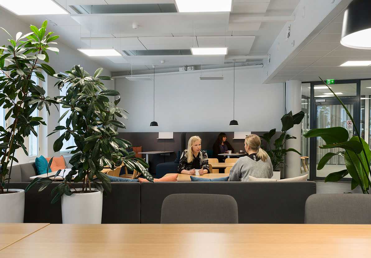 Mötesplats i Alva-yhtiöts lokaler