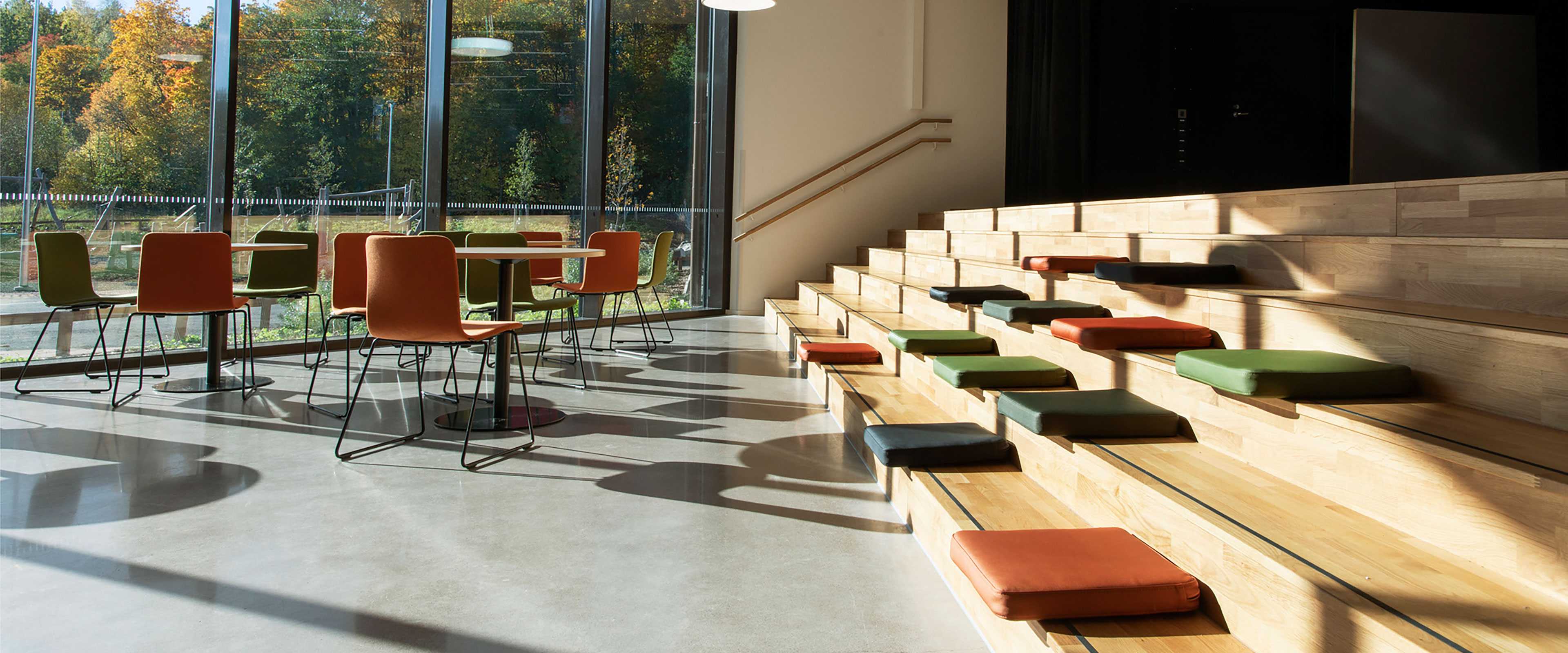 An open area in school environment