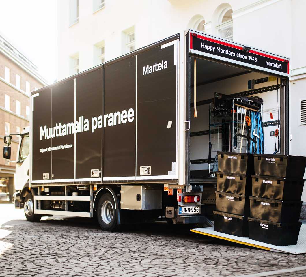 Martelan muuttoauto